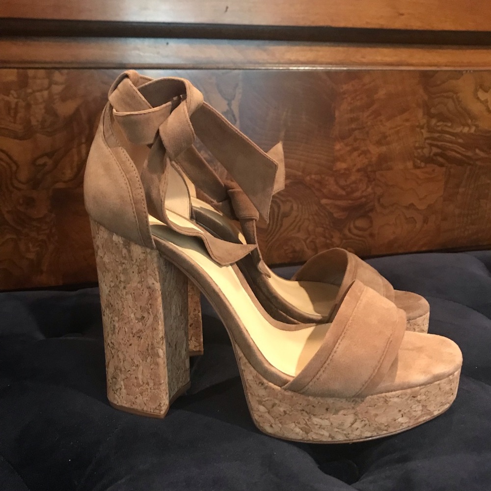 Alexander Birman Celine cork platform